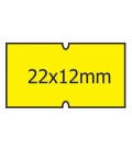 Etikety samolepící 22x12 signální žlutá kotouček Cola-ply