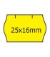 Etikety samolepící 25x16 signální žlutá kotouček