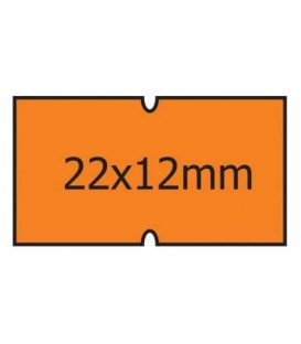 Etikety samolepící 22x12 signální oranž kotouček Cola-ply