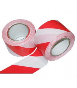 Páska výstražná 8cm x 200m červeno-bílá