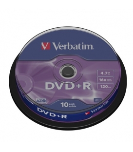DVD+R Verbatim 4,7GB 10 cake