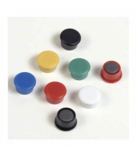 Magnet kulatý průměr 13mm/ 14 kusů barevný mix