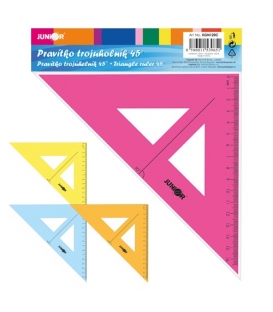 Trojúhelník s ryskou barevný mix Junior