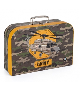 Kufřík dětský na malířské potřeby 34cm Helikoptéra