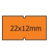 Etikety samolepící 22x12 signální oranž kotouček Cola-ply
