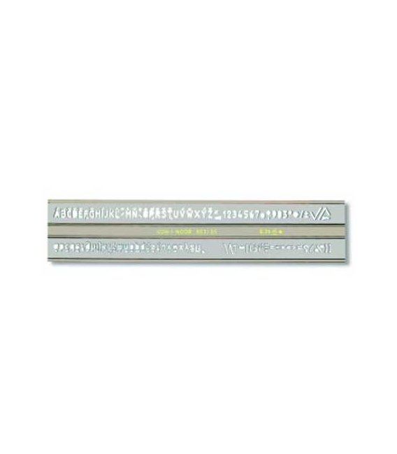 Šablona písmen 903 2,5mm 748031