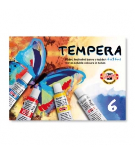 Tempery 6 odstínů