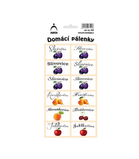 Samolepky Domácí pálenky /352/