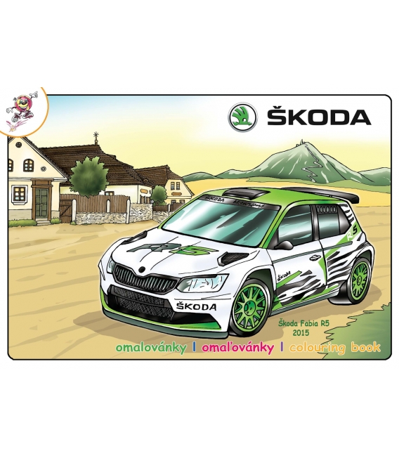 Omalovánky A5 Škoda Auto