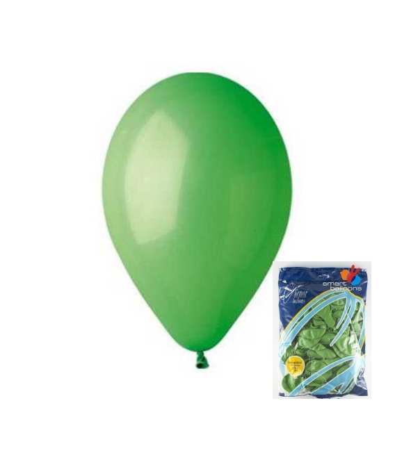 Balónek nafukovací kulatý zelený/ 100ks