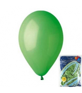 Balónek nafukovací kulatý zelený/ 100ks