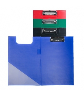Dvojdeska A4 s klipem PVC modrá