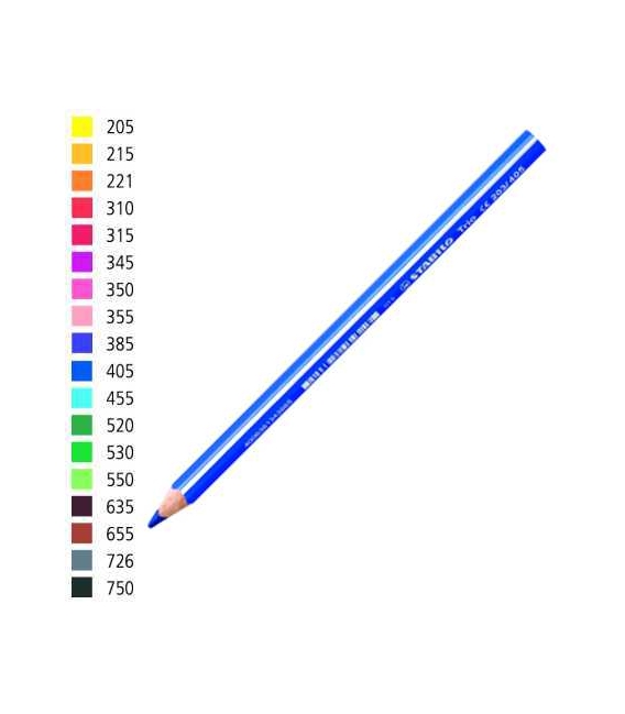 Pastelka Stabilo trojhranná silná tmavě modrá č.405