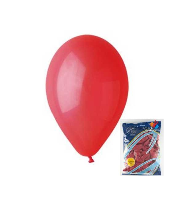 Balónek nafukovací kulatý červený/ 100ks