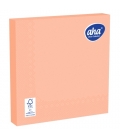 Ubrousky barevné 33x33/20ks 3vrstvé, lososová-apricot