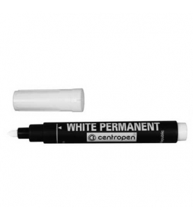 Značkovač 8586 bílý permanent