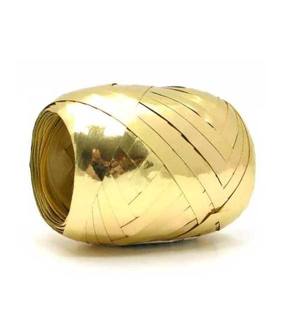 Stuha 0,5x20m metal vajíčko zlatá