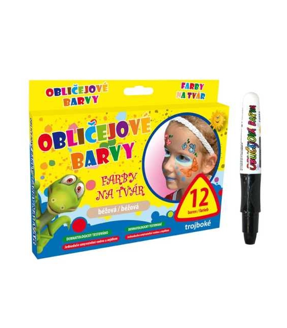 Barvy na obličej MFP černá