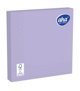 Ubrousky AHA 33x33/20ks 3vrstvé, světle fialová /4/