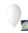 Balónek nafukovací kulatý bílý/ 100ks