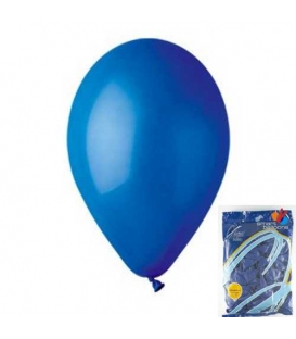 Balónek nafukovací kulatý modrý/ 100ks