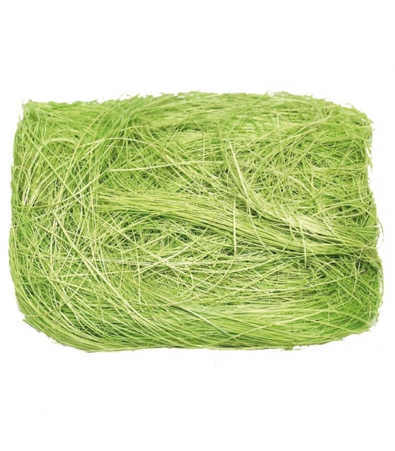 Sisal dekorační tráva zelený 30g