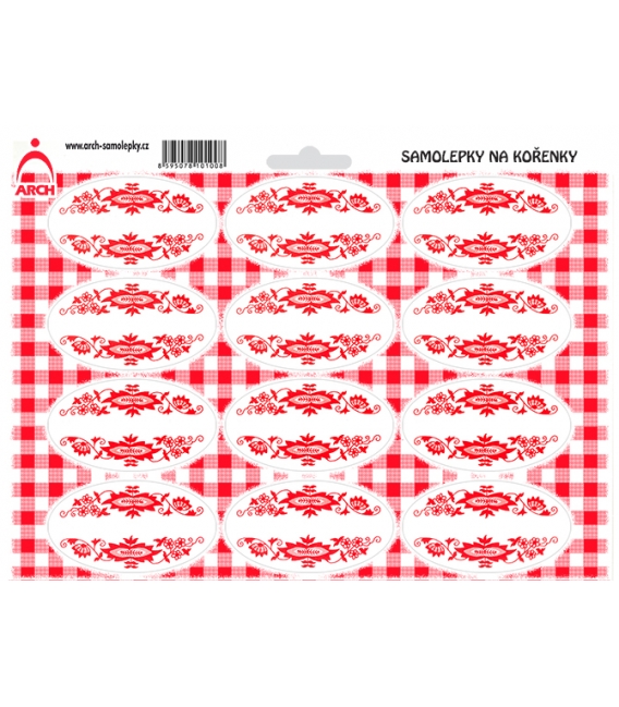 Samolepky na kořenky prázdné 2