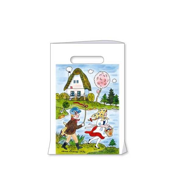 Taška velikonoční průhmat S 20x30cm motiv LADA
