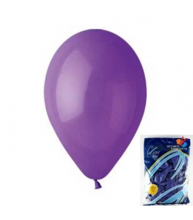 Balónek nafukovací kulatý fialový/ 100ks