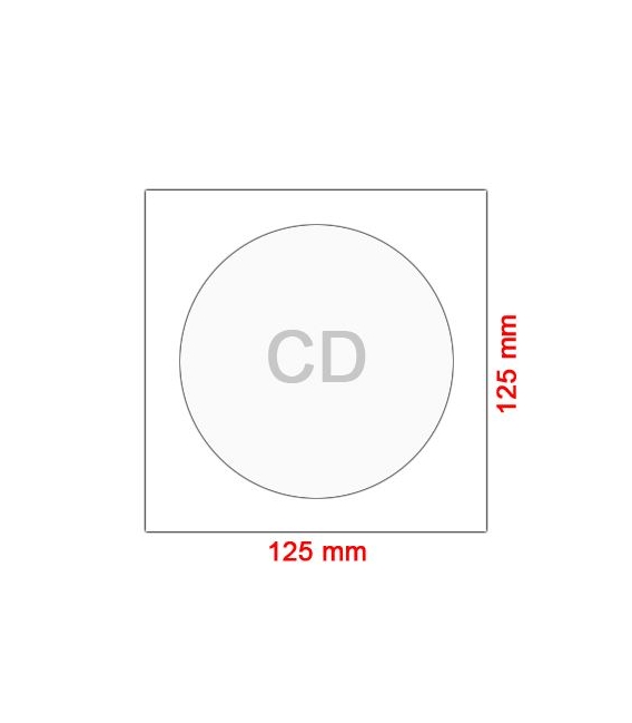 Obálka papírová na CD 100ks