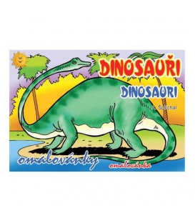 Omalovánky A5  Dinosauři
