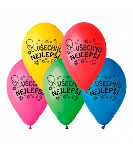 Nafukovací balónky VŠECHNO NEJLEPŠÍ