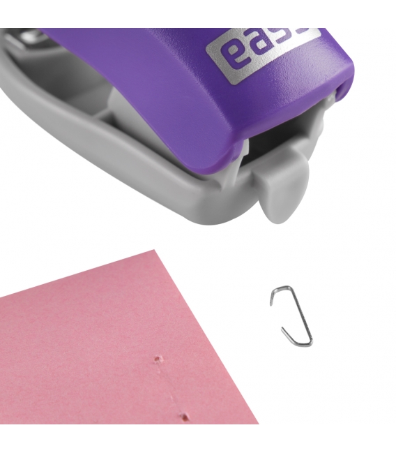 Sešívačka Easy mini 8 listů spony 24/6 fialová