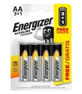 Baterie tužkové Energizer Alkaline power AA balení 4ks