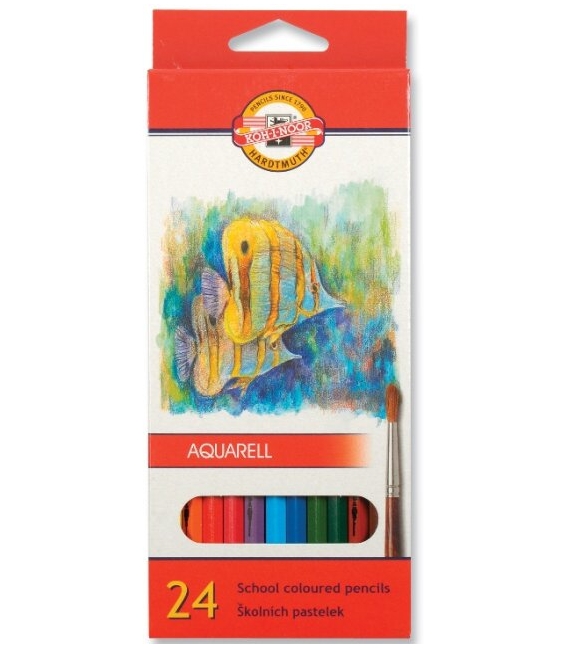 Pastelky 3718/24 Mondeluz, akvarelové