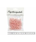 Korálky perličky 6mm/ 200ks lososové