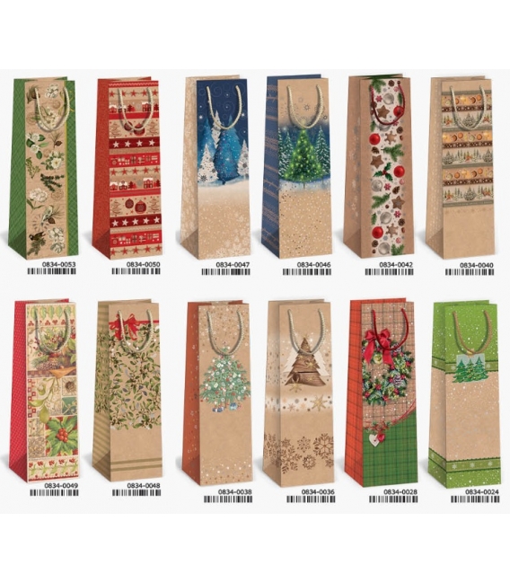 Taška dárková vánoční NATUR T3N