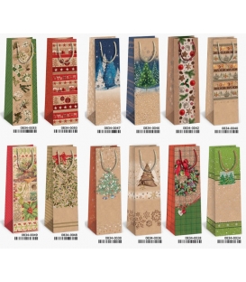 Taška dárková vánoční NATUR T3N