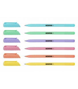 Pero kuličkové jednorázové Kores KO Pen pastel