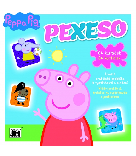 Pexeso v sešitu Peppa