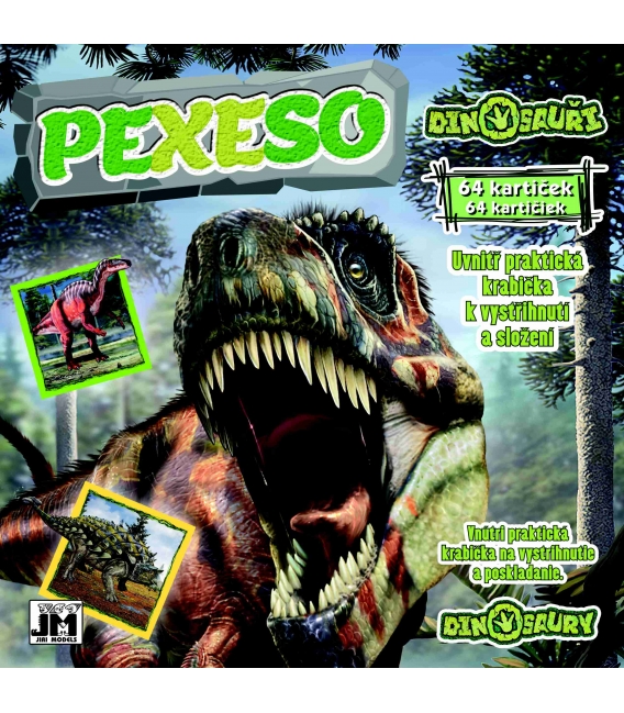 Pexeso v sešitu Dino