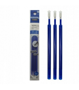 Náplň do rolleru MFP, Colorino 0,5mm modrá - sada 3 kusy