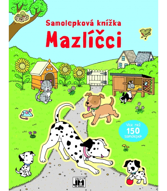 Knížka samolepková Mazlíčci