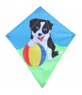 Drak textilní Pes s míčem 70x60cm
