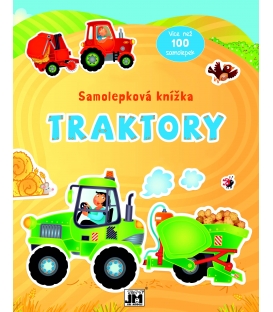 Knížka samolepková Traktory