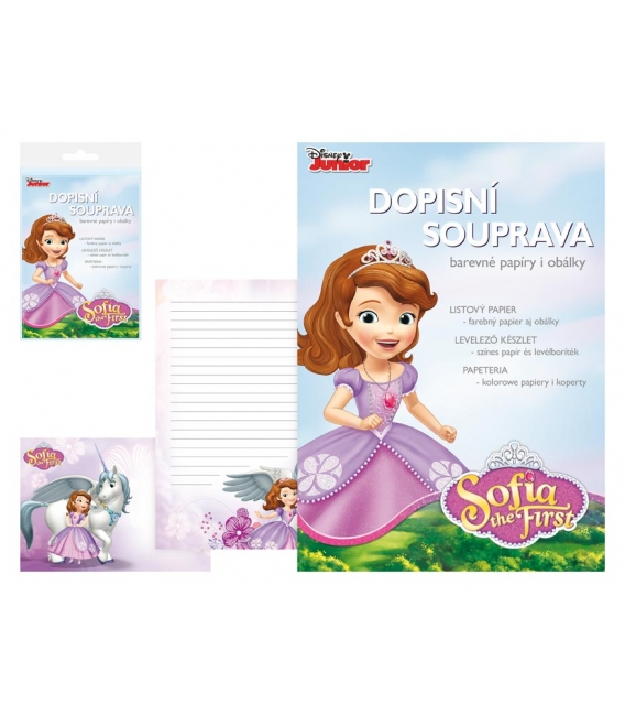 Papír dopisní Disney Sofia the First