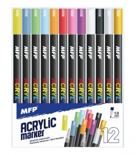 Fix akrylový MFP 1mm sada 12 barev
