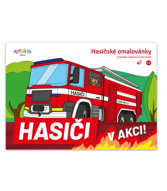 Omalovánky Hasiči v akci