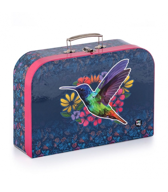Kufřík dětský na malířské potřeby 34cm Kolibřík