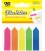 Blok lepící 12x45 neon šipka plast 5x25listů